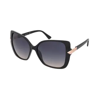 Guess Woman Guess GU7820 01B Sunglasses Injected Black Smoke Butterfly Normal Shaded
