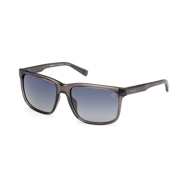 Timberland Man Timberland TB00037 20D Sunglasses Injected Grey Smoke Squared Polarized thumbnail