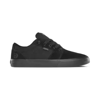 Etnies Barge Ls – Classic Skate Look, Slim Vulcanized Silhoutte, Hefty Armored Collar, Reinforced Vulc, Cushioned Fit, Everyday Sneakers Black
