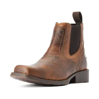 Men's Midtown Rambler Western Boots In Barn Brown, D Medium Width, Size 11, By Ariat