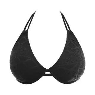 Freya Sundance Halterneck Bikini Top In Black