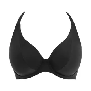 Freya Jewel Cove Halter Bikini Top In Black