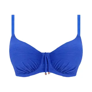 Women's Underwired Pleated Swimsuit Top Fantasie Beach Waves Ultramarine