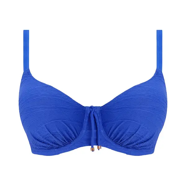Women's Underwired Pleated Swimsuit Top Fantasie Beach Waves Ultramarine thumbnail