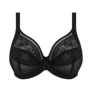 Elomi, Bh's, Kendra Uw Plunge Bra Dames Beha - Black - Maat 90G, Zwart, (Een Eenheid Per Verpakking, 90 G)