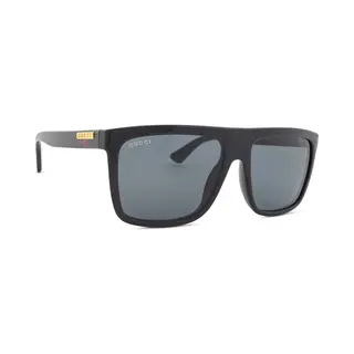Gucci Mens GG0748S Sunglasses, Black-Black-Grey, 59