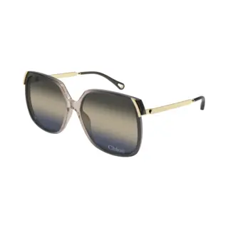 Chlo Rectangle Sunglasses - Woman Sunglasses Grey One Size
