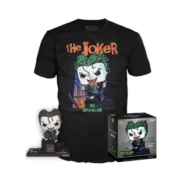 Funko Pop! Dc Comics The Joker Short Sleeve T-Shirt Box Size M thumbnail