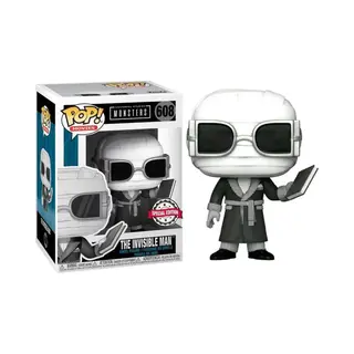 Funko Pop! Movies, Monsters - The Invisible Man (Black & White) - Us Exclusive