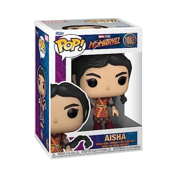 Funko Miss Marvel Verzamelfiguur Marvel Pop! Tv Aisha 9 Cm Multicolours thumbnail