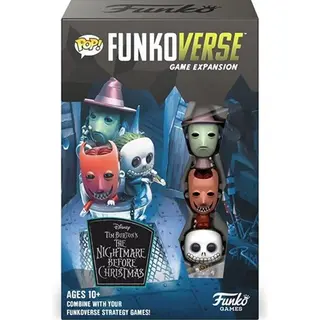 Funko Games, Funkoverse - The Nightmare Before Christmas 101 - Lock, Stock & Barrel -Tnbc - Light Strategy Board Game For Children & Adults (Ages