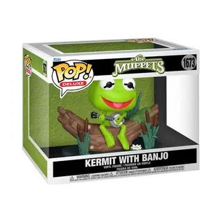Funko Pop! Deluxe, The Muppets - Kermit The Frog With Banjo - Vinyl-Sammelfigur - Geschenkidee - Offizielle Handelswaren - Spielzeug Für Kinder Und