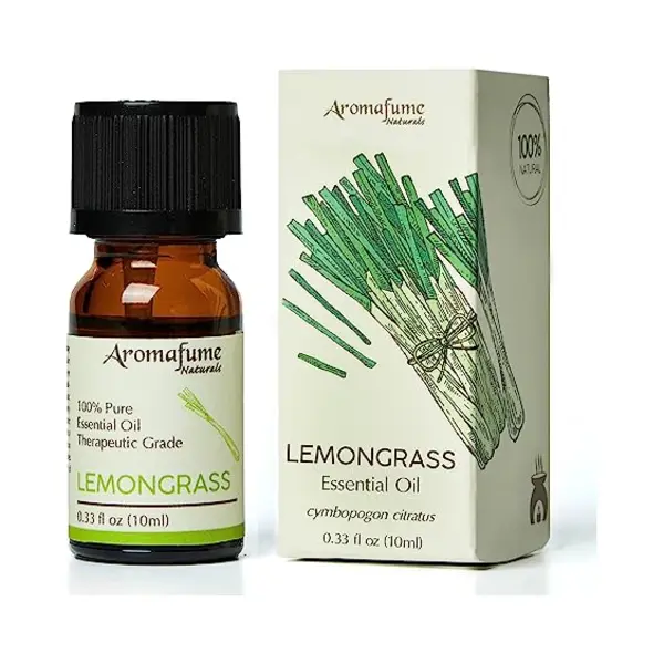 Aromafume Lemongrass Essential Oil - 100% Natural, Therapeutic Grade Essential Oils - Pure, Citrusy Aromatherapy Oil For Home Diffusers - Gifts For thumbnail