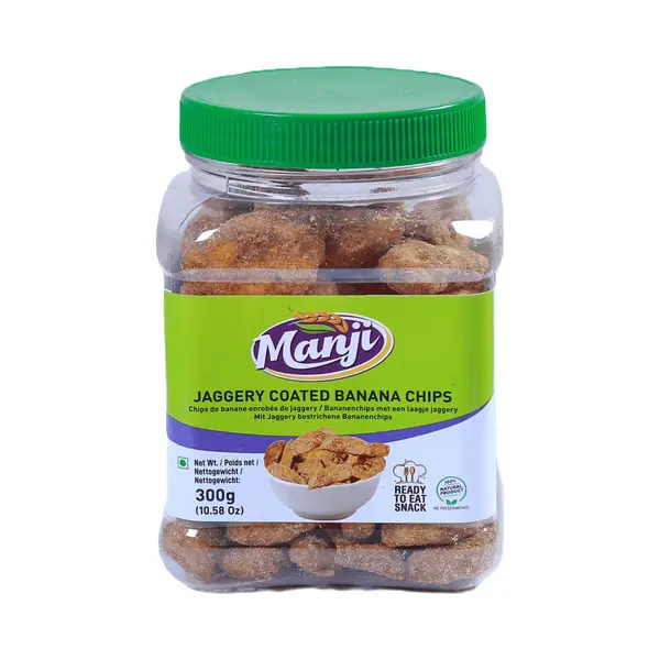 Manji - Bananen Chips Met Jaggery - 300 G thumbnail
