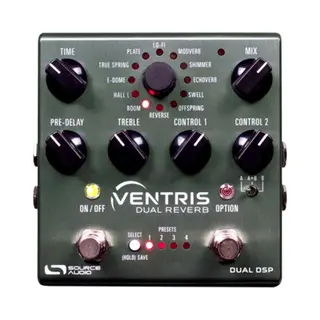 Source Audio Ventris Dual Reverb - Effect-unit Voor Gitaren