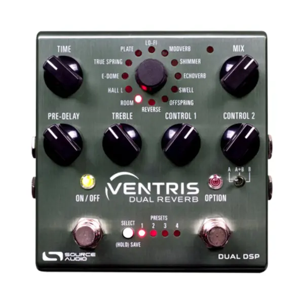 Source Audio Ventris Dual Reverb - Effect-unit Voor Gitaren thumbnail