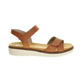 Dames Platte Cognac Sandalen Remonte Maat 36
