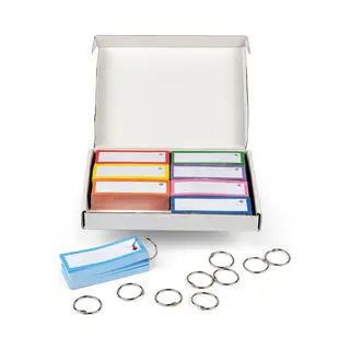 Flashflow Flashcards 500 Stuks A7 Half - 4x10.5cm Met Perforatie En 10 Xl Klikringen - Flitskaarten - Duurzaam Fsc-gecertificeerd 300 Grams Karton
