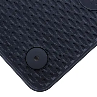Walser DirtGuard Gummi Fussmatten Auto Für Vw Passat B6 2005-2010, Vw Passat B7 2010-2015, 100% Passgenaue Auto Fußmatten, Robuste Universal
