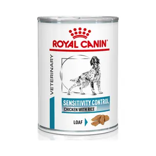 Royal Canin Veterinary Sensitivity Control - Chicken With Rice | 12 X 410 G | Diät-Alleinfuttermittel Für Hunde | Zur Unterstützung Der Verdauung