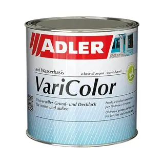 Adler Varicolor 2in1 Acryl Buntlack Für Innen Und Außen - 750 Ml RAL7016 Anthrazitgrau Grau - Wetterfester Lack Und Grundierung - Matt
