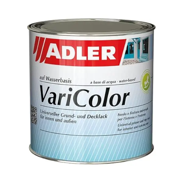 Adler Varicolor 2in1 Acryl Buntlack Für Innen Und Außen - 750 Ml RAL7016 Anthrazitgrau Grau - Wetterfester Lack Und Grundierung - Matt thumbnail