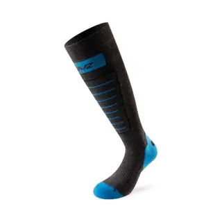 Lenz, Unisex, Sportsocken, Skiing 1.0 (35 - 38), Blau, Grau