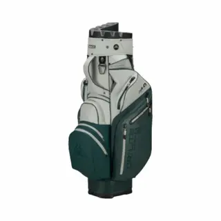 Big Max Dri Lite Silencio 3 Cart Bag - Water-Repellent Golf Bag (Forest Green/Off-White)