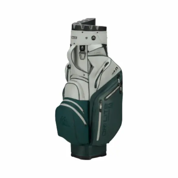 Big Max Dri Lite Silencio 3 Cart Bag - Water-Repellent Golf Bag (Forest Green/Off-White) thumbnail