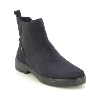 Legero Mystic Chelsea Gtx Navy Suede Womens Chelsea Boots 2000191-8000 In A Plain Suede Leather In Size 6.5