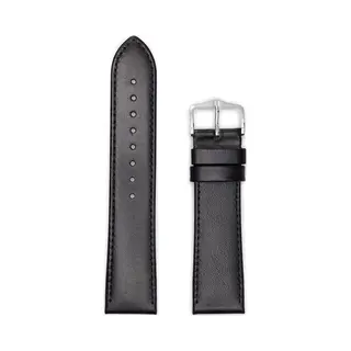 Hirsch Hirsh Horlogeband - Osiris Zwart - Leer - 22mm