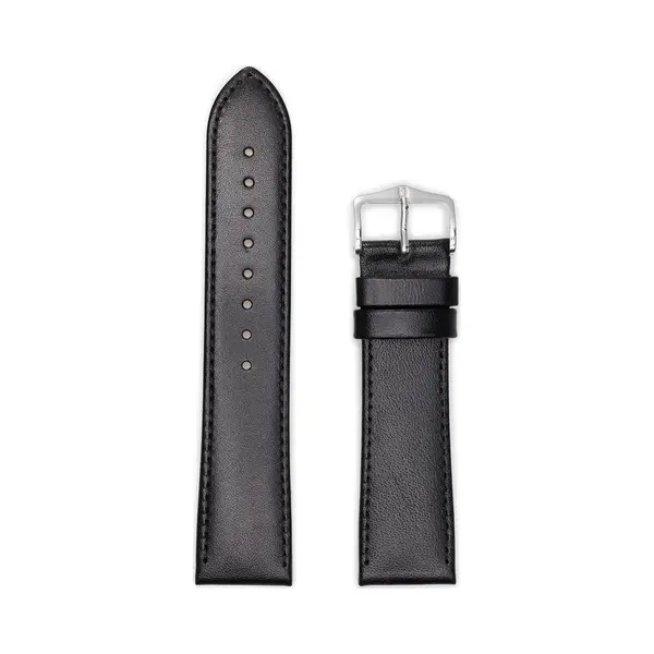 Hirsch Hirsh Horlogeband - Osiris Zwart - Leer - 22mm thumbnail