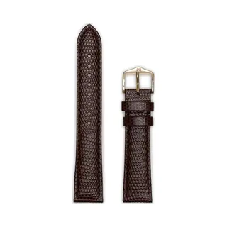 Hirsch Horlogeband Rainbow Donkerbruin - Leer - 16mm