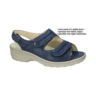 Fidelio Hallux -Dames - Blauw Donker - Sandalen - Maat 36