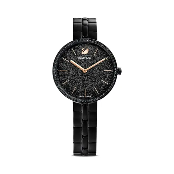 Swarovski 5547646 Uhr Clip-Uhr Weiblich Quarz Schwarz thumbnail