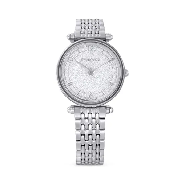 Swarovski Ladies Crystalline Silver Watch 5656929 In White thumbnail