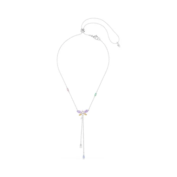 Swarovski Ketting Goudgeel / Groen / Lila / Zilver thumbnail