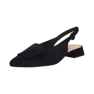 Paul Green Ballerina Met Riempjes Nachtblauw