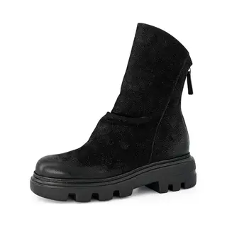 Paul Green Klassieke Enkellaarzen Voor Dames, Zwart 01x, 41 Eu