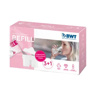 Bwt 814544 Manual water filter Pink, White