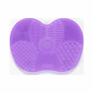 Borstelreinigingsmat | Cleaning Mat | Voor Het Reinigen Van Make Up Borstels | Violet