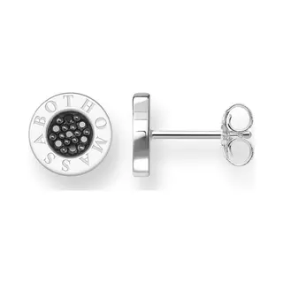 Thomas Sabo Paar Ohrstecker »Classic Pavé Schwarz, Classic Pavé Weiß, « Mit Zirkonia (synth.)