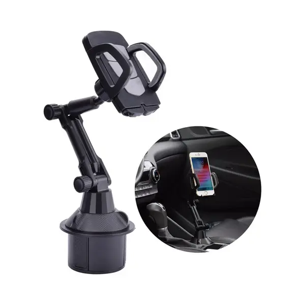 Universele Telefoon Autohouder Voor Bekerhouder Zwart thumbnail