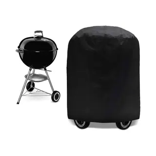 Bbq Hoes - Barbecue Beschermhoes - 70x70 Cm - Bbq Hoes Rond - Waterdicht - Universele Barbeque Hoes - Grillhoes Buiten - Ronde Barbecue - Afdekking