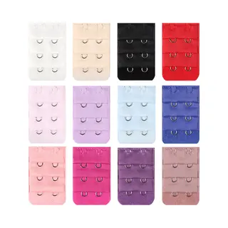 Bh Verlengstuk 12 Haaks - Bh Accessoires - Beha Verlenger - Bh Verlengen - 12 Kleuren - Beha Extender 3 Haaks - Bra Extender Bh Accessoire
