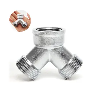 Y Stuk Kraan Splitter - Aanvoer Y Stuk Voor Wasmachine - G 3/4" - Waterverdeler Voor Wasmachine En Vaatwasser - Voor Gebruik In Huis En Tuin - G 3/4"