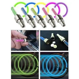 Firefly Led Fietswielverlichting - Ventielbevestiging - Set Van 2 - Blauw