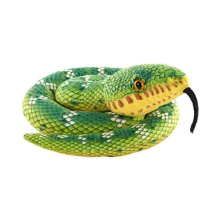 Wild Republic Pluche Boa Knuffel Slang - 91 Cm - Boomslang - Groen - Reptielen Knuffeldieren