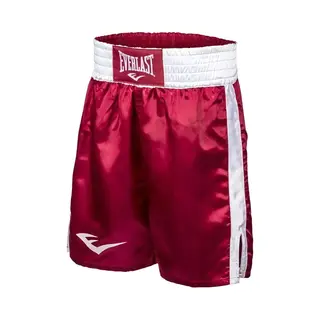 Everlast Boxing Trunks 23 In , Rd/Wh S