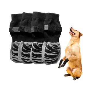 Rainbecom - Antislip Hondensokken Met Klittenband - Maat Xs - Set Van 4 - Hondenschoenen Dubbelzijdig - Klittenbandsluiting - Pootbescherming Voor